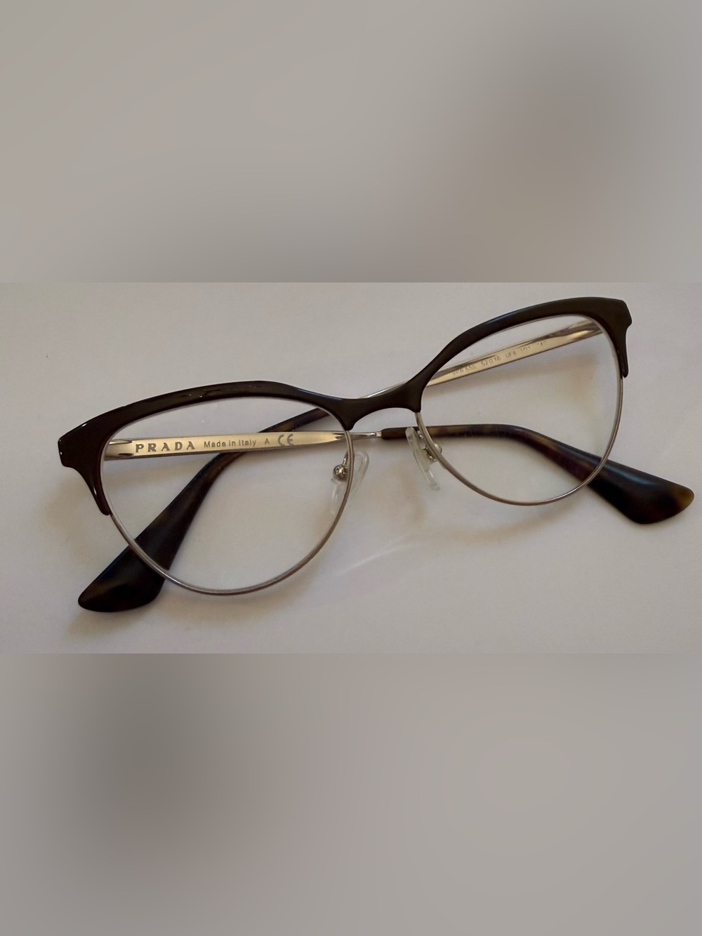 Prada Two-Tone Women's Eyeglass Frame VPR556